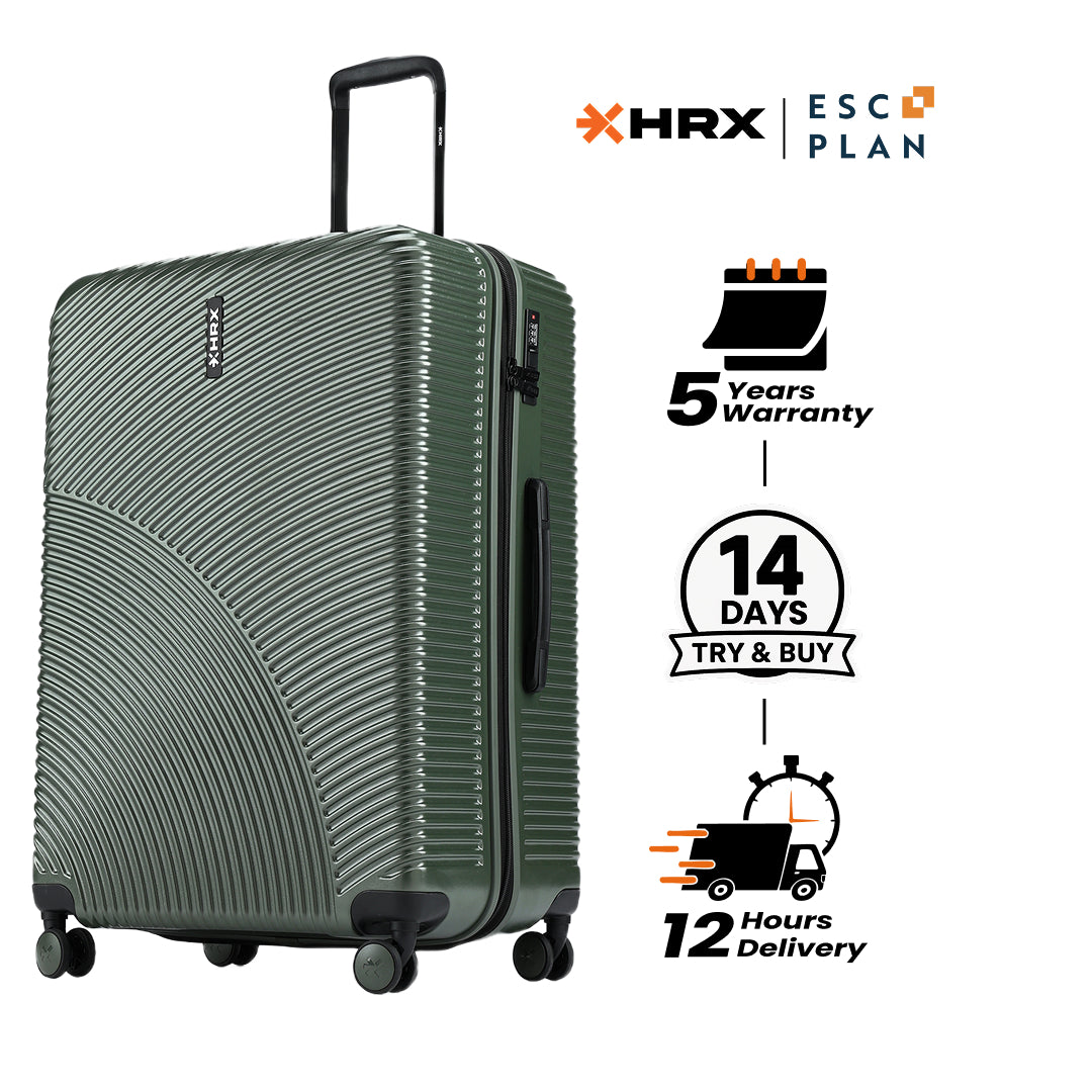 HRX by Hrithik Roshan Large Check-in Suitcase (75 cm) 8 Wheels - Glide