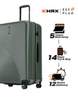 HRX by Hrithik Roshan Large Check-in Suitcase (75 cm) 8 Wheels - Glide