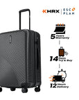 HRX by Hrithik Roshan Medium Check-in Suitcase (65 cm) 8 Wheels - Glide
