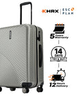 HRX by Hrithik Roshan Medium Check-in Suitcase (65 cm) 8 Wheels - Glide