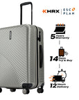 HRX by Hrithik Roshan Medium Check-in Suitcase (65 cm) 8 Wheels - Glide