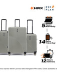 HRX by Hrithik Roshan Hard Body Set of 3 Luggage 8 Wheels - Glide