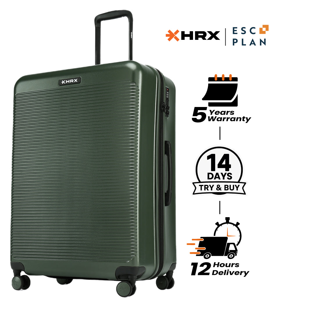 HRX by Hrithik Roshan  Large Check-in Suitcase (75 cm) 8 Wheels - Grit