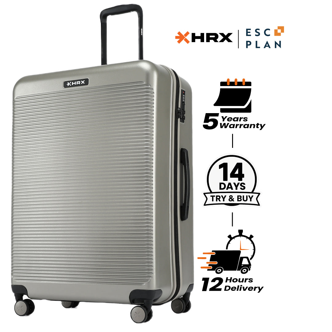 HRX by Hrithik Roshan  Large Check-in Suitcase (75 cm) 8 Wheels - Grit