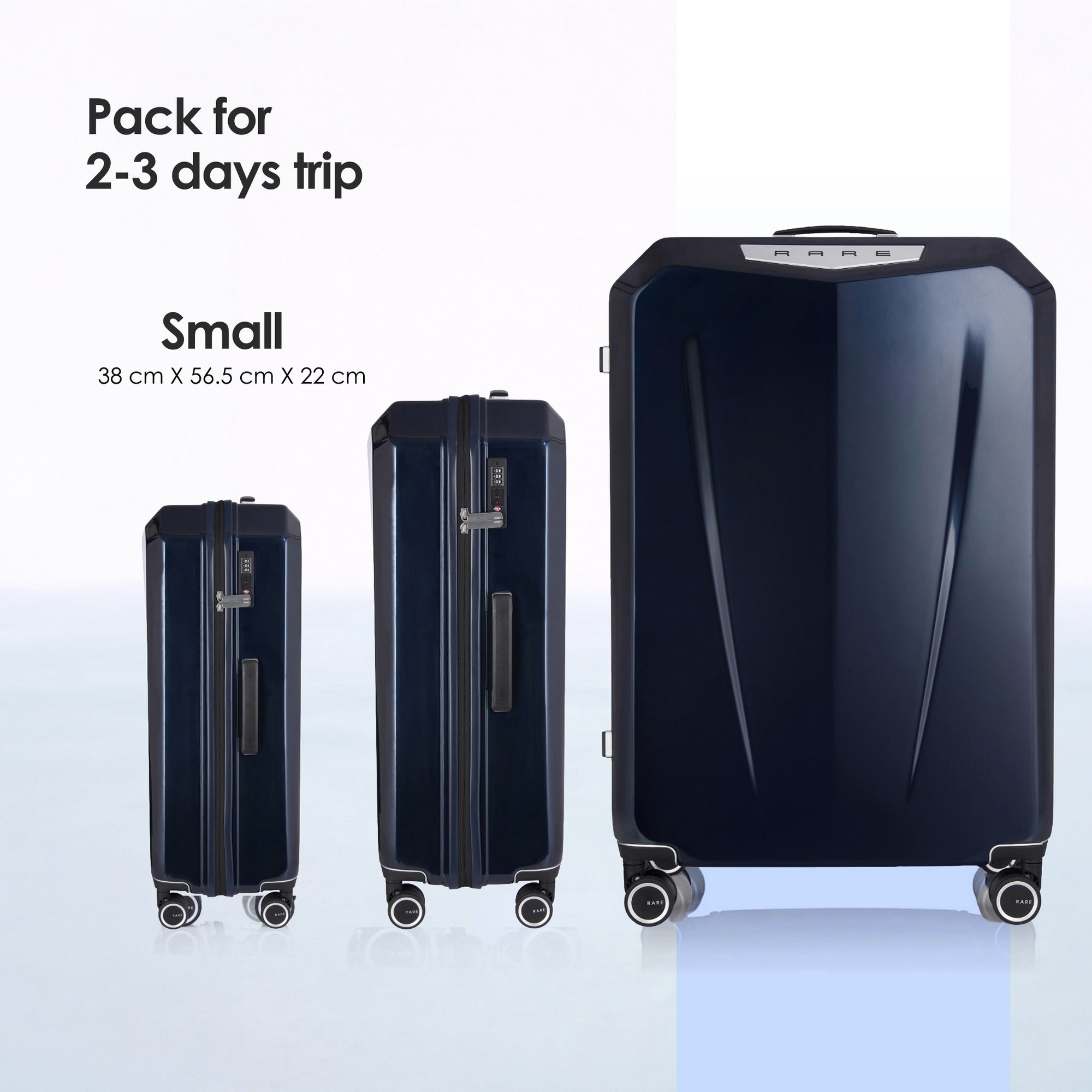 RARE RABBIT Gallardo Trolley – Hard Shell Polycarbonate Luggage