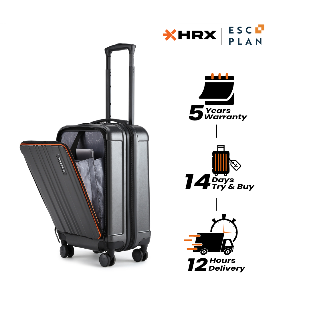 HRX Force Urban Trolley with Laptop Compartment