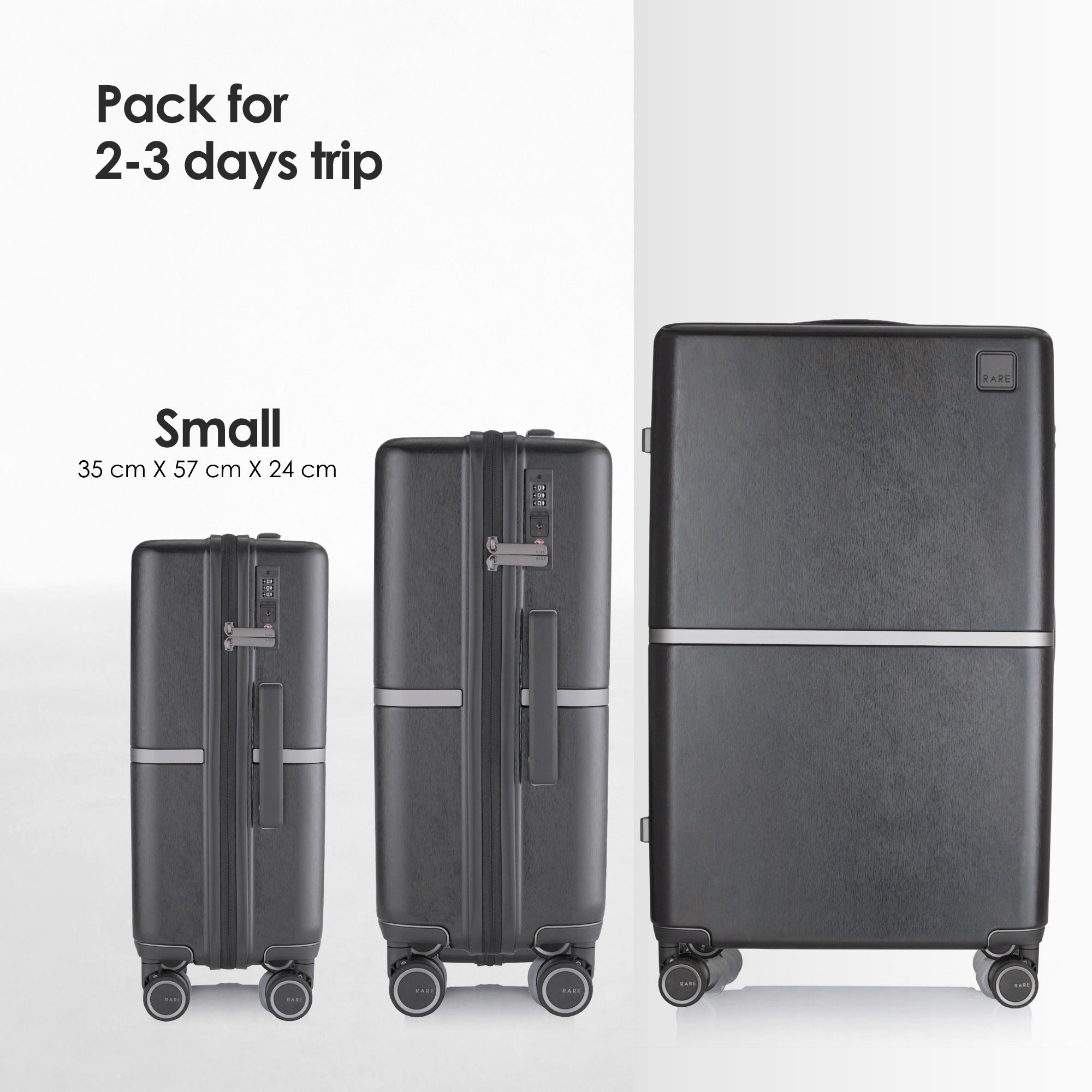 RARE RABBIT Tony Trolley – Hard Shell Polycarbonate Luggage