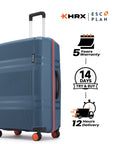 HRX by Hrithik Roshan  Large Check-in Suitcase (75 cm) 8 Wheels - Helium