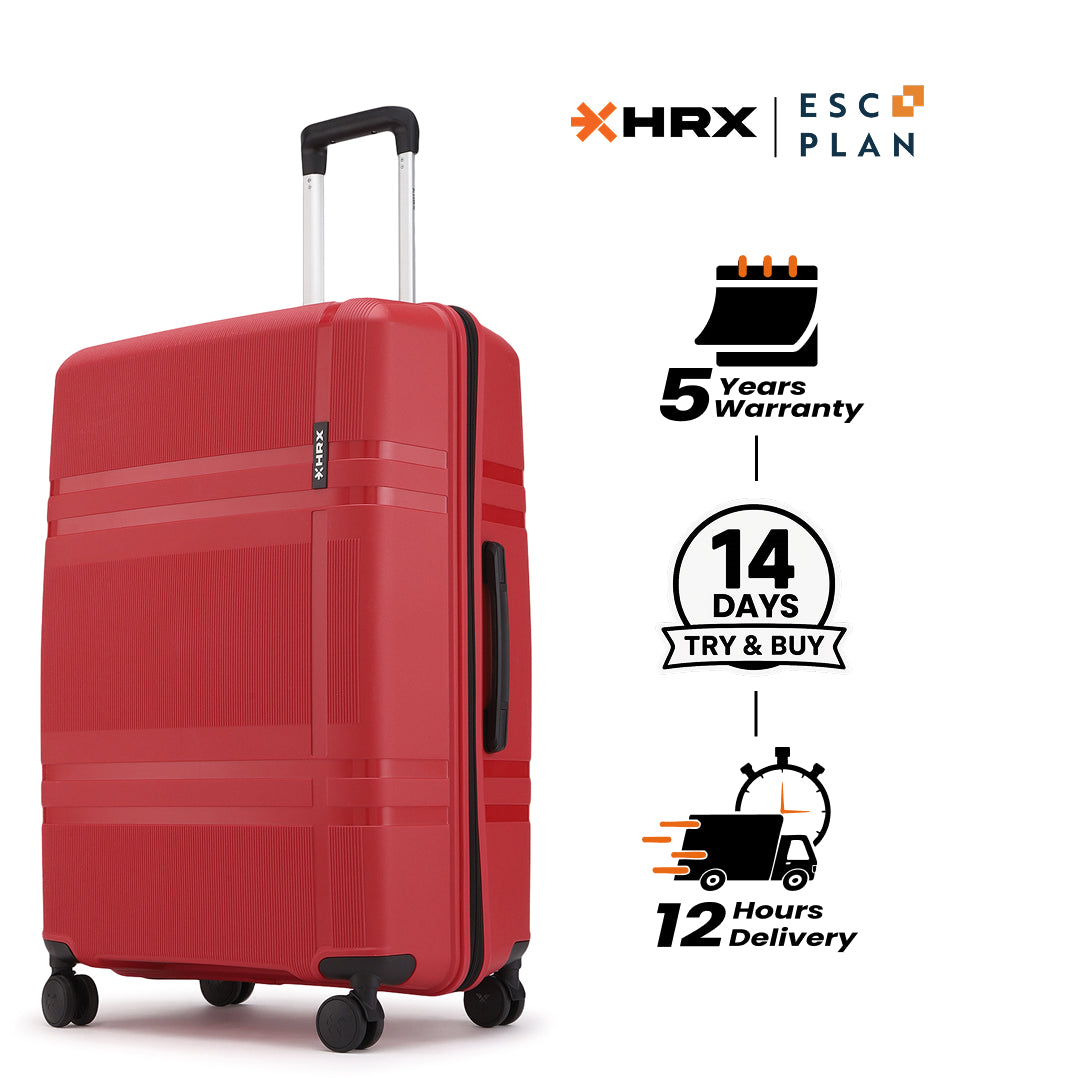 HRX by Hrithik Roshan  Large Check-in Suitcase (75 cm) 8 Wheels - Helium