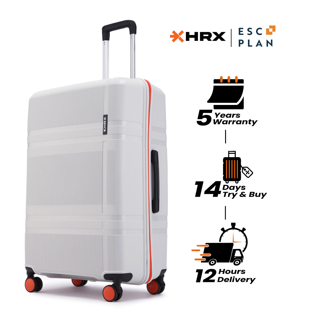 HRX by Hrithik Roshan  Large Check-in Suitcase (75 cm) 8 Wheels - Helium
