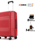 HRX by Hrithik Roshan Medium Check-in Suitcase (65 cm) 8 Wheels - Helium