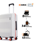 HRX by Hrithik Roshan Medium Check-in Suitcase (65 cm) 8 Wheels - Helium