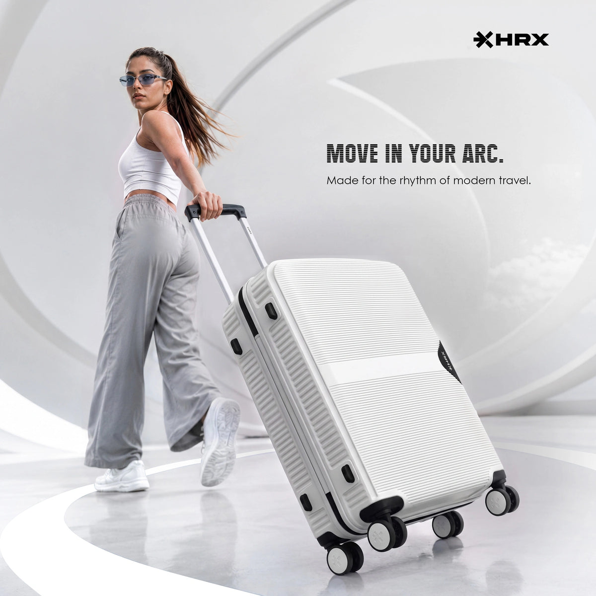 HRX - Parabola - Set of 2 (55cm | 67cm) - 8 Wheels - Polypropylene
