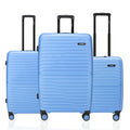 HRX Kyoto Hard Body Set of 3 Luggage (8 Wheels) - Polypropylene