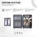 HRX Kyoto Hard Body Set of 3 Luggage (8 Wheels) - Polypropylene