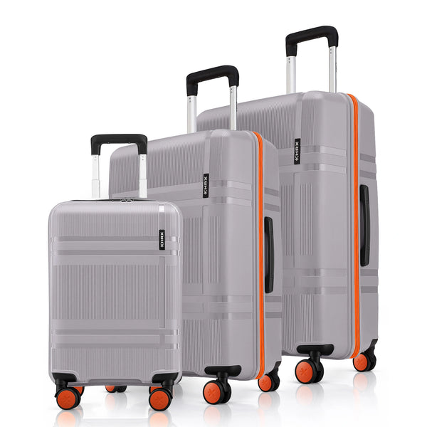 HRX Helium Hard Body Set of 3 Luggage (8 Wheels) - Polycarbonate