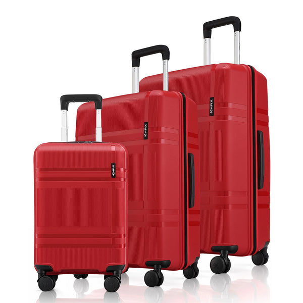 HRX Helium Hard Body Set of 3 Luggage (8 Wheels) - Polycarbonate