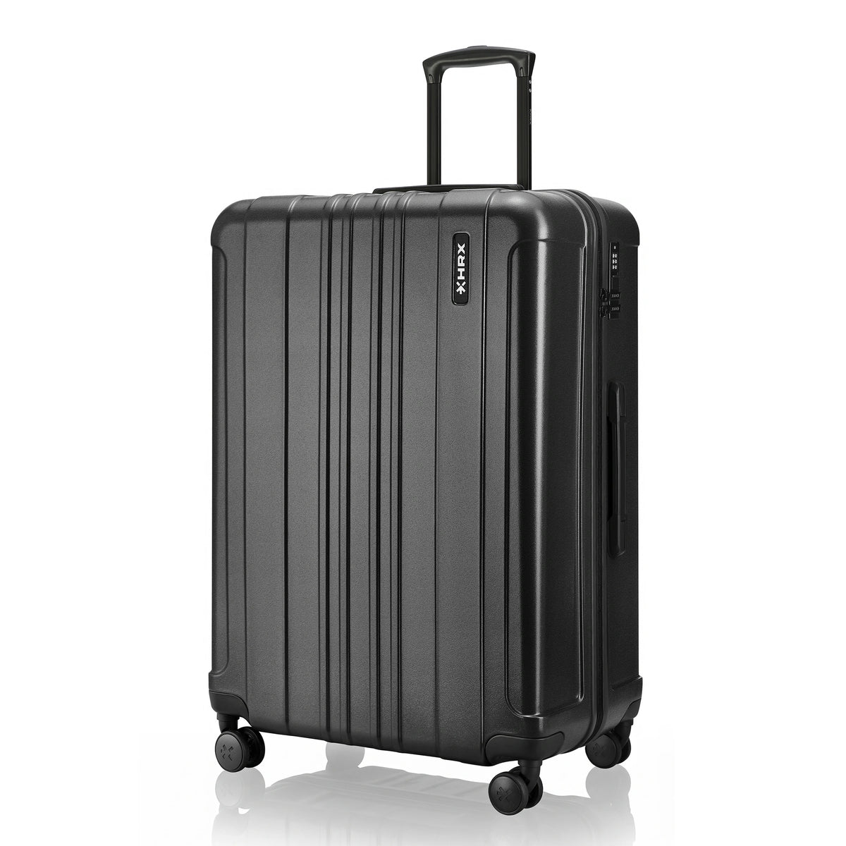 HRX Force Large Check-in Suitcase (75 cm) 8 Wheels - Polycarbonate - Charcoal Grey