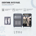 HRX Kyoto Medium Check-in Suitcase (65 cm) 8 Wheels - Polypropylene