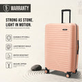 HRX Kyoto Medium Check-in Suitcase (65 cm) 8 Wheels - Polypropylene