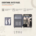 HRX Kyoto Medium Check-in Suitcase (65 cm) 8 Wheels - Polypropylene