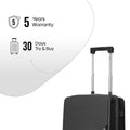 HRX Parabola Cabin Suitcase (55 cm) 8 Wheels - Polypropylene