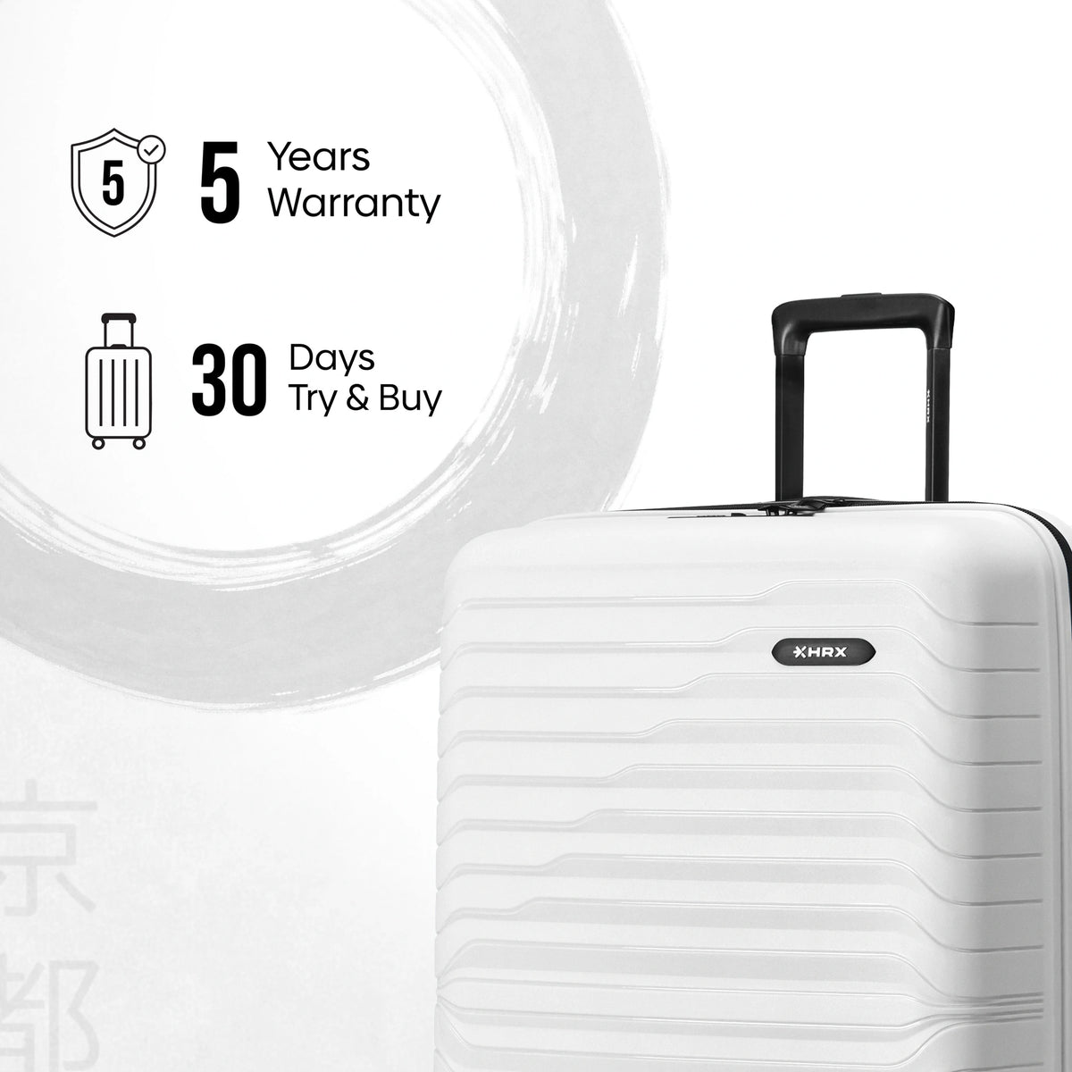 HRX Kyoto Hard Body Set of 2 Luggage (8 Wheels) - Polypropylene