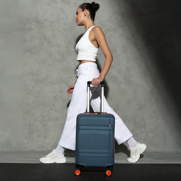 HRX by Hrithik Roshan Medium Check-in Suitcase (65 cm) 8 Wheels - Helium