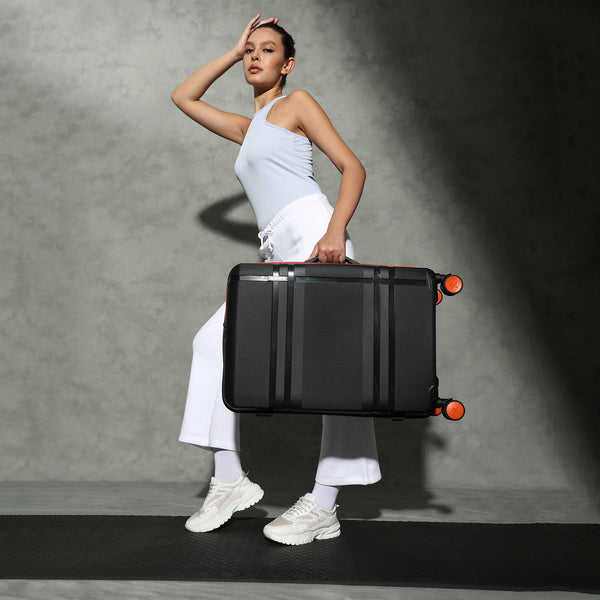 HRX by Hrithik Roshan Medium Check-in Suitcase (65 cm) 8 Wheels - Helium