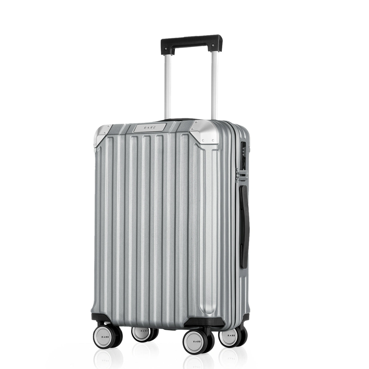 Polycarbonate hardshell suitcase with telescopic handle and multi-direction wheels