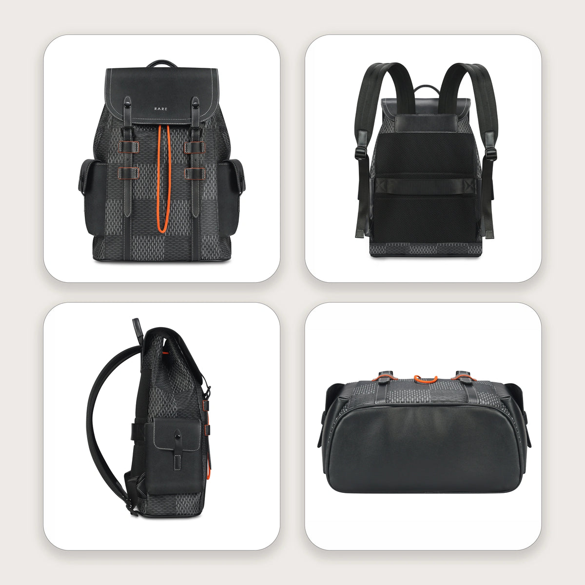 Rare Rabbit - Autun - Backpack - 16" Laptop - Premium Polyurethane