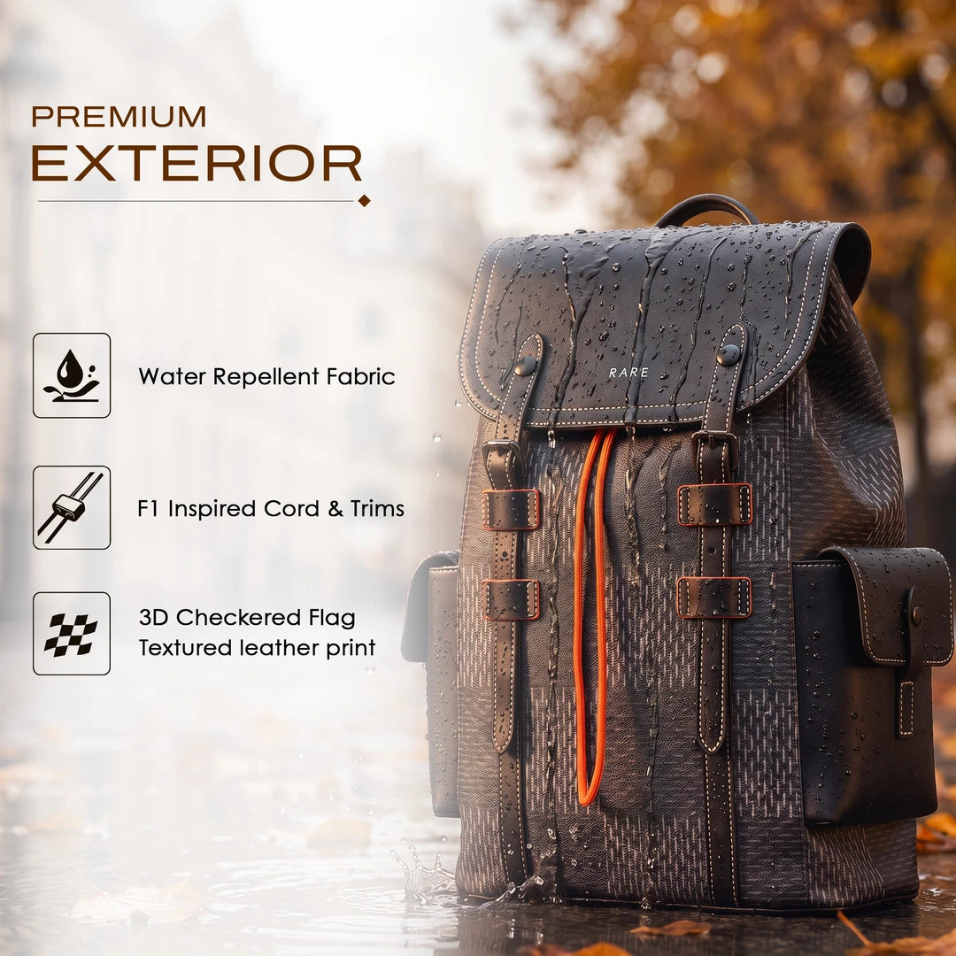 Rare Rabbit - Autun - Backpack - 16" Laptop - Premium Polyurethane