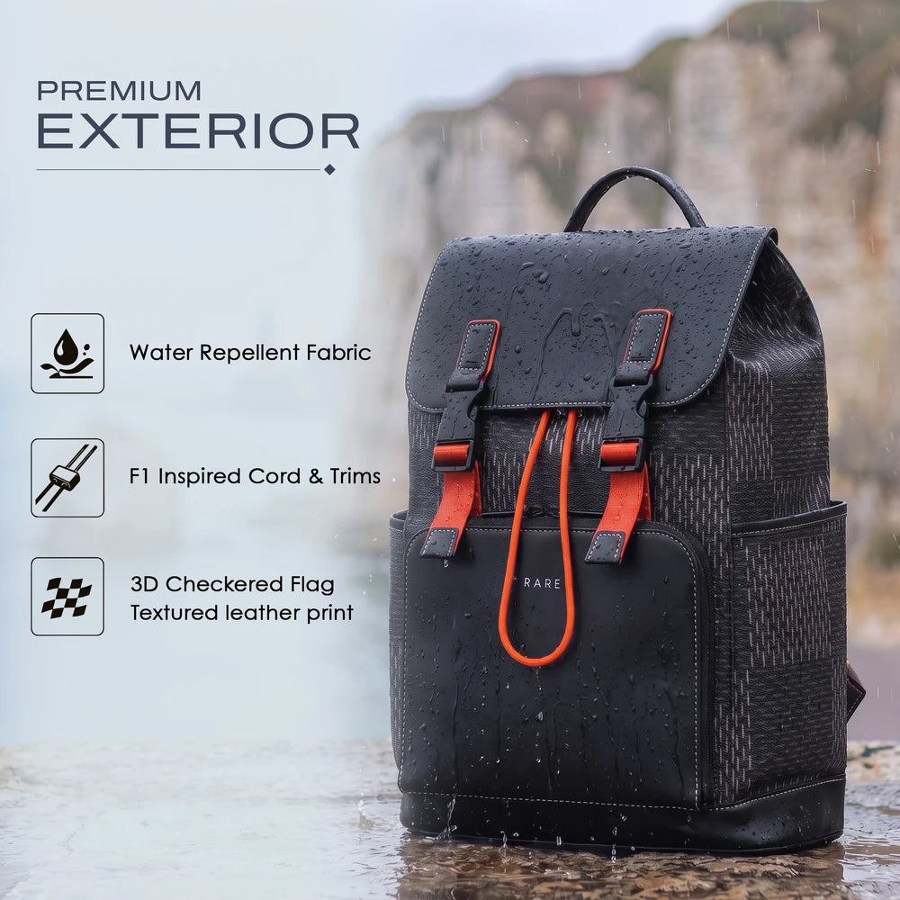 Rare Rabbit - Normandy - Backpack - 16" Laptop - Premium Polyurethane
