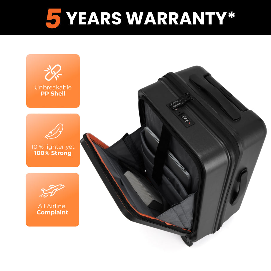 HRX Force Urban 2.0 Trolley with Laptop Compartment