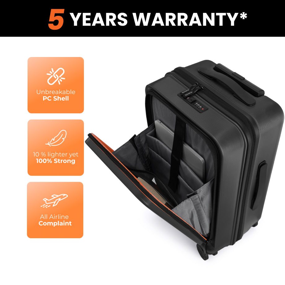 HRX Force Urban 2.0 Trolley with Laptop Compartment