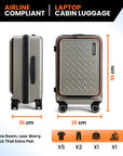 HRX Transit Trolley with Laptop Compartment