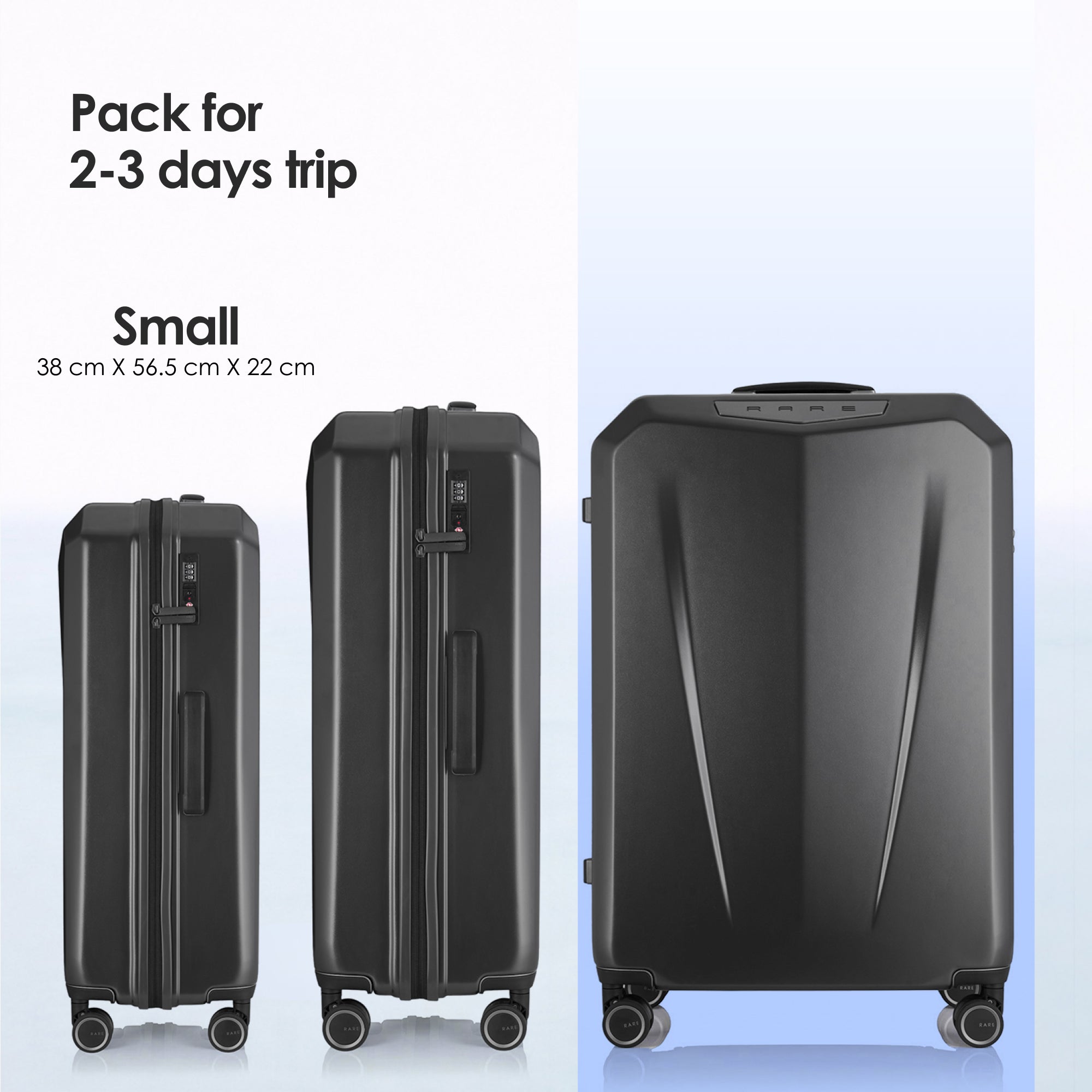 RARE RABBIT Gallardo Trolley – Hard Shell Polycarbonate Luggage