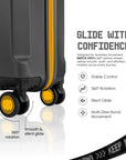 Snitch Vito Polycarbonate Cabin Trolley (58.5 cm | 8 Wheels)
