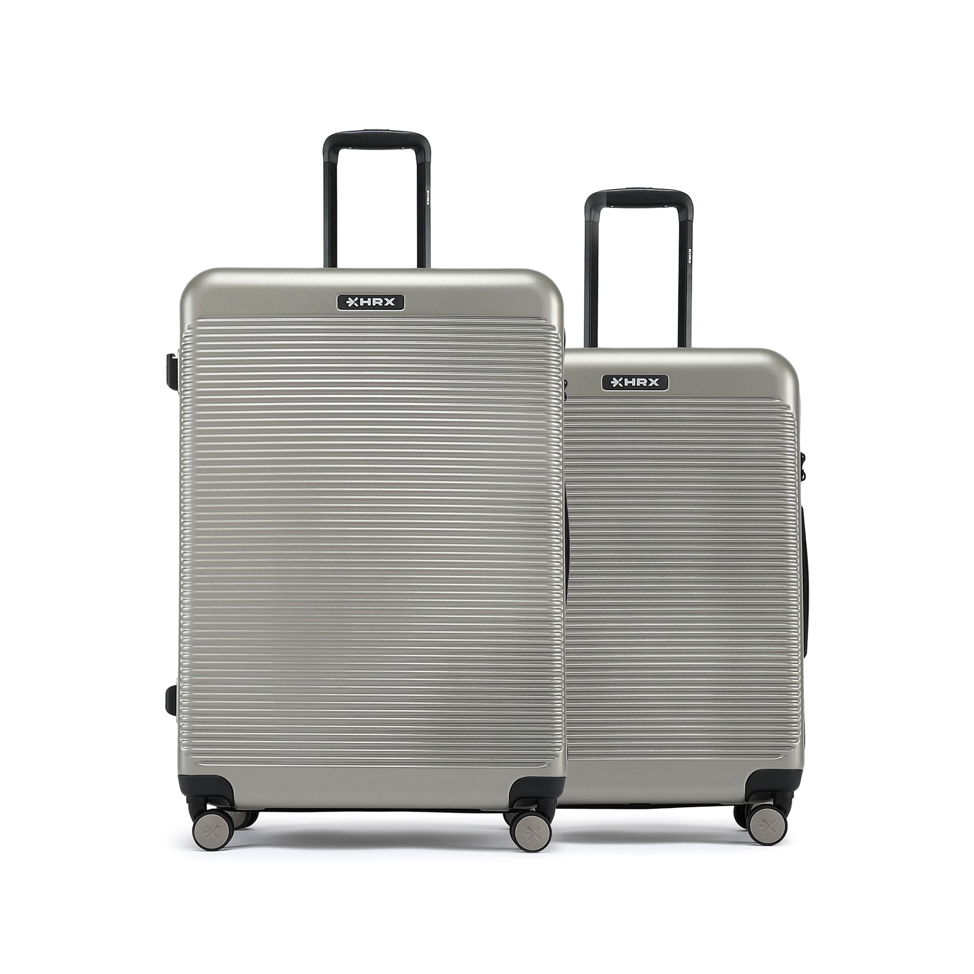 HRX by Hrithik Roshan Hard Body Set of 3 Luggage 8 Wheels - Grit