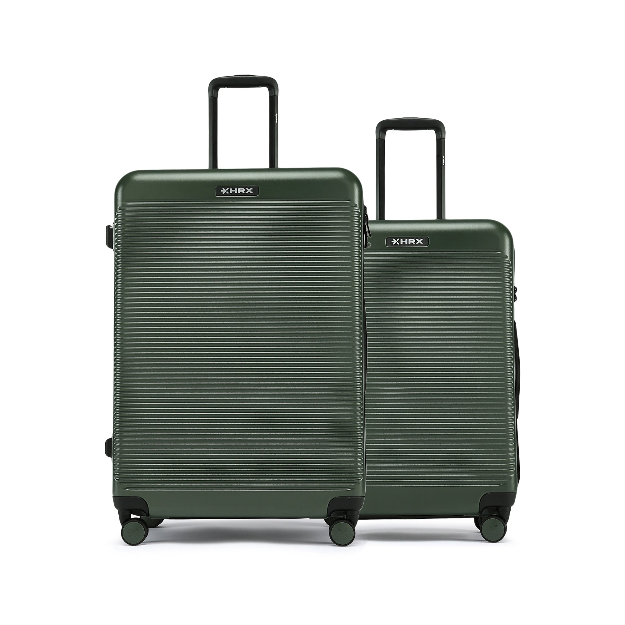 HRX by Hrithik Roshan Hard Body Set of 3 Luggage 8 Wheels - Grit