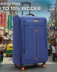 HRX Overdrive Spinner Trolley- Soft Body Luggage
