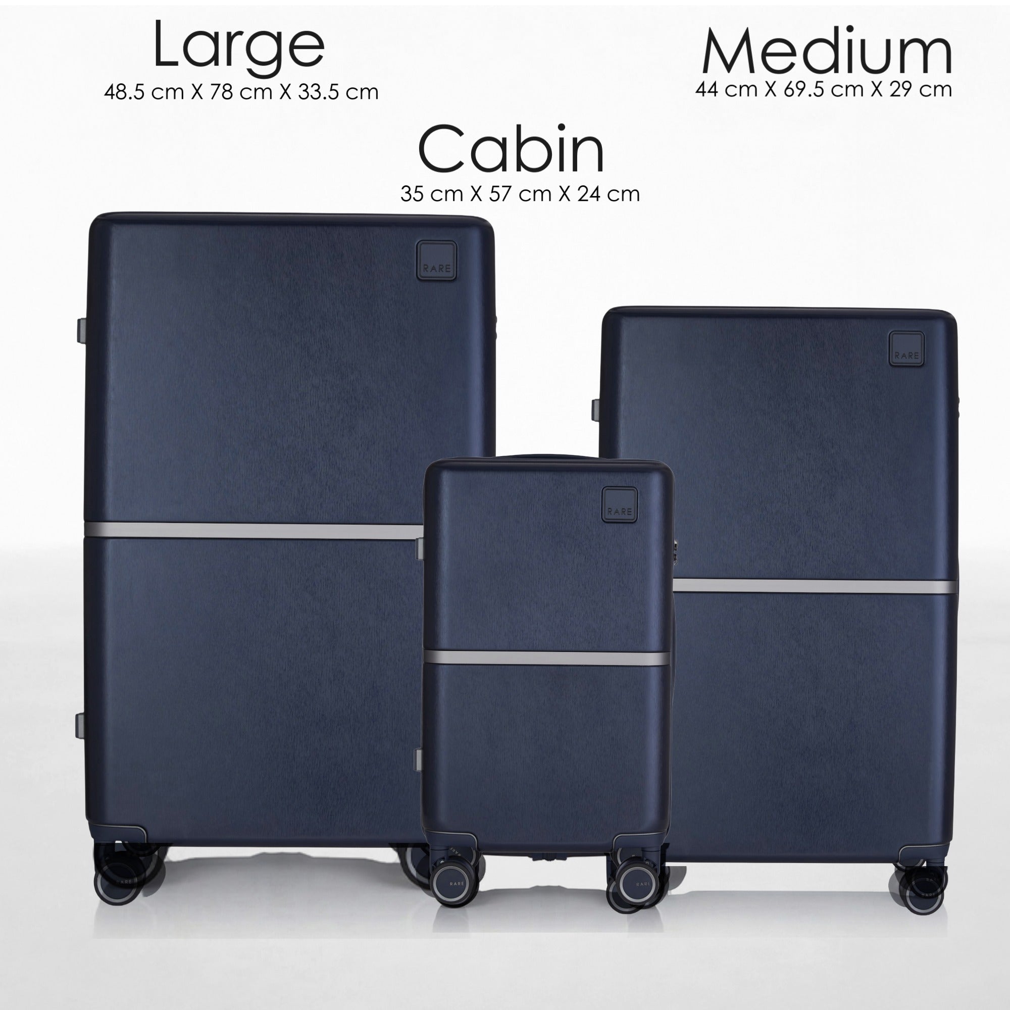 RARE RABBIT Tony Trolley – Hard Shell Polycarbonate Luggage