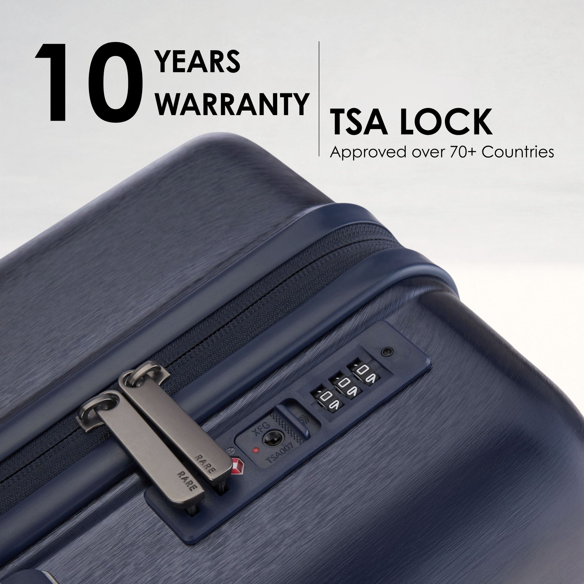 RARE RABBIT Tony Trolley – Hard Shell Polycarbonate Luggage