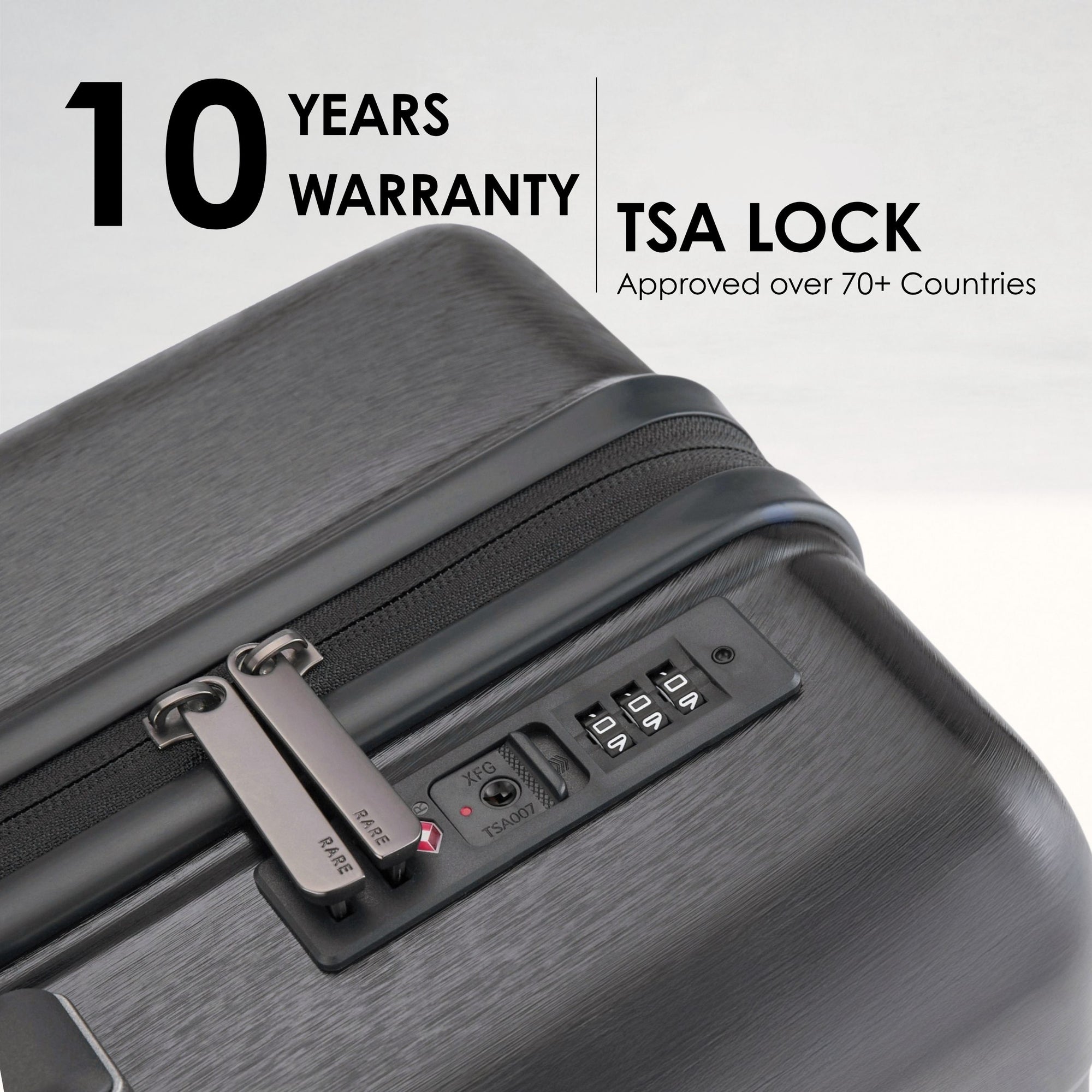 RARE RABBIT Tony Trolley – Hard Shell Polycarbonate Luggage